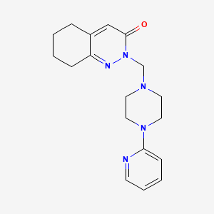 2-{[4-(pyridin-2-yl)piperazin-1-yl]methyl}-5,6,7,8-tetrahydrocinnolin-3(2H)-one