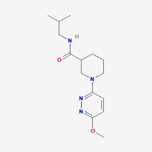 1-(6-methoxypyridazin-3-yl)-N-(2-methylpropyl)piperidine-3-carboxamide