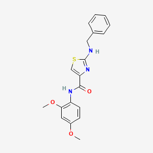 2-(benzylamino)-N-(2,4-dimethoxyphenyl)-1,3-thiazole-4-carboxamide