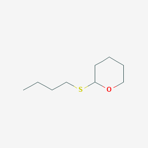 B109883 2-Butylsulfanyloxane CAS No. 16315-52-9