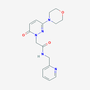 2-[3-(morpholin-4-yl)-6-oxopyridazin-1(6H)-yl]-N-(pyridin-2-ylmethyl)acetamide