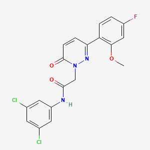 N-(3,5-dichlorophenyl)-2-[3-(4-fluoro-2-methoxyphenyl)-6-oxopyridazin-1(6H)-yl]acetamide