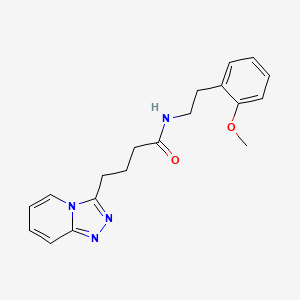 N-[2-(2-methoxyphenyl)ethyl]-4-([1,2,4]triazolo[4,3-a]pyridin-3-yl)butanamide