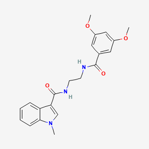 N-(2-{[(3,5-dimethoxyphenyl)carbonyl]amino}ethyl)-1-methyl-1H-indole-3-carboxamide