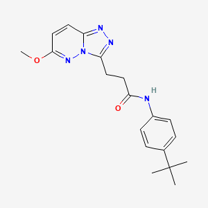 N-(4-tert-butylphenyl)-3-(6-methoxy[1,2,4]triazolo[4,3-b]pyridazin-3-yl)propanamide