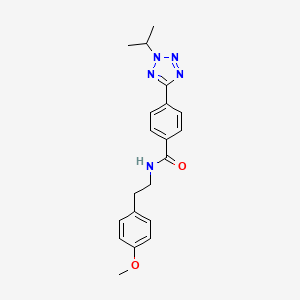 N-[2-(4-methoxyphenyl)ethyl]-4-[2-(propan-2-yl)-2H-tetrazol-5-yl]benzamide