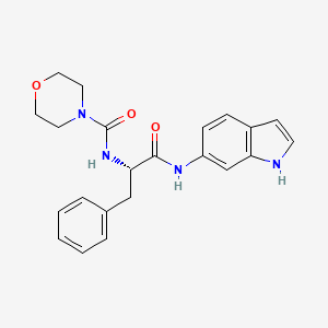 N-1H-indol-6-yl-Nalpha-(morpholin-4-ylcarbonyl)-L-phenylalaninamide