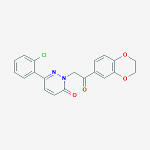 6-(2-chlorophenyl)-2-[2-(2,3-dihydro-1,4-benzodioxin-6-yl)-2-oxoethyl]pyridazin-3(2H)-one