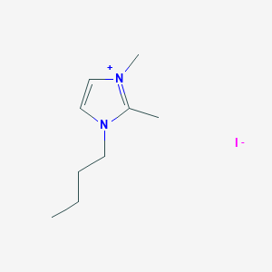 molecular formula C9H17IN2 B010989 1-丁基-2,3-二甲基咪唑鎓碘化物 CAS No. 108203-70-9
