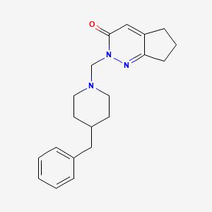 2-[(4-benzylpiperidin-1-yl)methyl]-2,5,6,7-tetrahydro-3H-cyclopenta[c]pyridazin-3-one