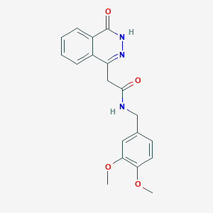 N-(3,4-dimethoxybenzyl)-2-(4-hydroxyphthalazin-1-yl)acetamide