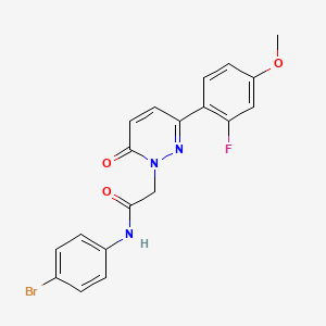 N-(4-bromophenyl)-2-[3-(2-fluoro-4-methoxyphenyl)-6-oxopyridazin-1(6H)-yl]acetamide