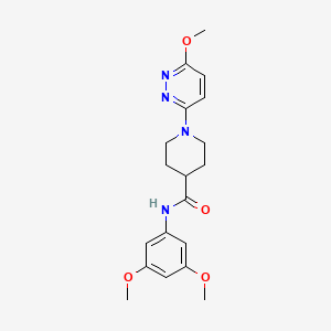 N-(3,5-dimethoxyphenyl)-1-(6-methoxypyridazin-3-yl)piperidine-4-carboxamide