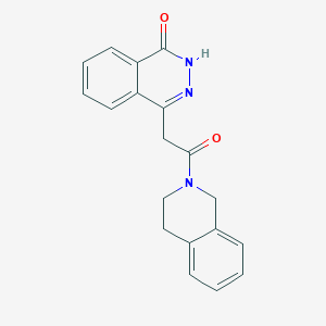 1-(3,4-dihydroisoquinolin-2(1H)-yl)-2-(4-hydroxyphthalazin-1-yl)ethanone