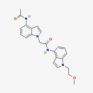 2-[4-(acetylamino)-1H-indol-1-yl]-N-[1-(2-methoxyethyl)-1H-indol-4-yl]acetamide