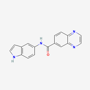 N-(1H-indol-5-yl)quinoxaline-6-carboxamide