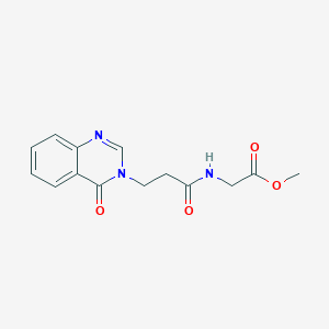 methyl N-[3-(4-oxoquinazolin-3(4H)-yl)propanoyl]glycinate