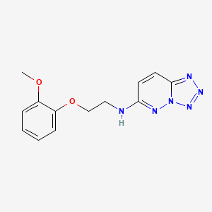 N-[2-(2-methoxyphenoxy)ethyl]tetrazolo[1,5-b]pyridazin-6-amine