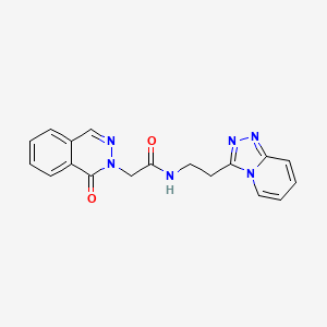 2-(1-oxophthalazin-2(1H)-yl)-N-[2-([1,2,4]triazolo[4,3-a]pyridin-3-yl)ethyl]acetamide