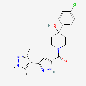 [4-(4-chlorophenyl)-4-hydroxypiperidin-1-yl](1',3',5'-trimethyl-1'H,2H-3,4'-bipyrazol-5-yl)methanone