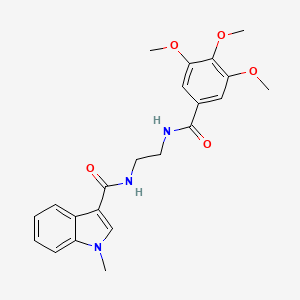 1-methyl-N-(2-{[(3,4,5-trimethoxyphenyl)carbonyl]amino}ethyl)-1H-indole-3-carboxamide