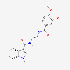 N-(2-{[(3,4-dimethoxyphenyl)carbonyl]amino}ethyl)-1-methyl-1H-indole-3-carboxamide