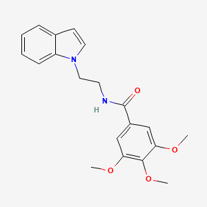 N-[2-(1H-indol-1-yl)ethyl]-3,4,5-trimethoxybenzamide