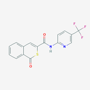 1-Oxo-N-[5-(trifluoromethyl)-2-pyridyl]-1H-isothiochromene-3-carboxamide