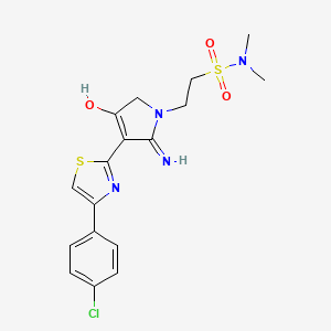 molecular formula C17H19ClN4O3S2 B10990315 C17H19ClN4O3S2 