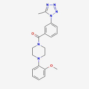 [4-(2-methoxyphenyl)piperazin-1-yl][3-(5-methyl-1H-tetrazol-1-yl)phenyl]methanone