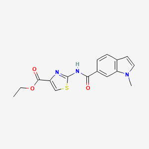 ethyl 2-{[(1-methyl-1H-indol-6-yl)carbonyl]amino}-1,3-thiazole-4-carboxylate