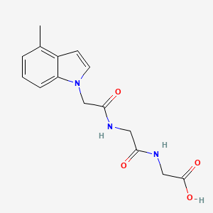 N-[(4-methyl-1H-indol-1-yl)acetyl]glycylglycine