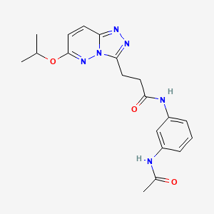 N-(3-acetamidophenyl)-3-(6-isopropoxy-[1,2,4]triazolo[4,3-b]pyridazin-3-yl)propanamide