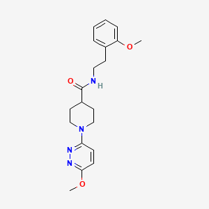 N-[2-(2-methoxyphenyl)ethyl]-1-(6-methoxypyridazin-3-yl)piperidine-4-carboxamide