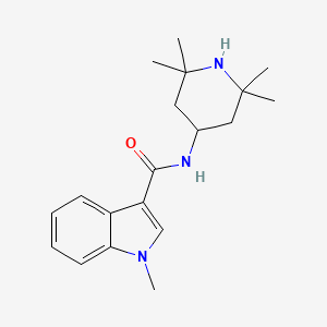 1-methyl-N-(2,2,6,6-tetramethylpiperidin-4-yl)-1H-indole-3-carboxamide