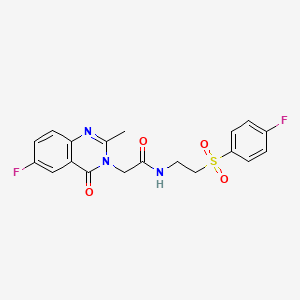 molecular formula C19H17F2N3O4S B10990744 C19H17F2N3O4S 