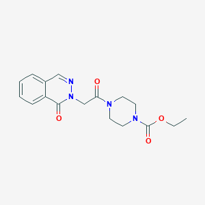 ethyl 4-[(1-oxophthalazin-2(1H)-yl)acetyl]piperazine-1-carboxylate