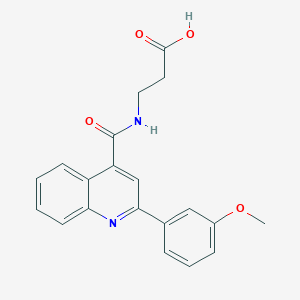 N-{[2-(3-methoxyphenyl)quinolin-4-yl]carbonyl}-beta-alanine