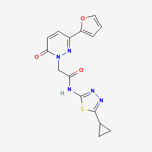 N-(5-cyclopropyl-1,3,4-thiadiazol-2-yl)-2-(3-(furan-2-yl)-6-oxopyridazin-1(6H)-yl)acetamide