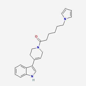 1-[4-(1H-Indol-3-YL)-3,6-dihydro-1(2H)-pyridinyl]-6-(1H-pyrrol-1-YL)-1-hexanone