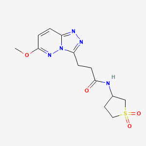 N-(1,1-dioxidotetrahydrothiophen-3-yl)-3-(6-methoxy-[1,2,4]triazolo[4,3-b]pyridazin-3-yl)propanamide