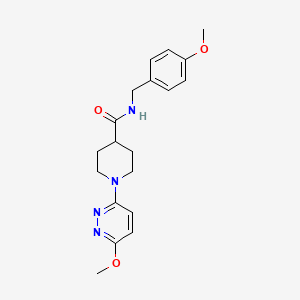 N-(4-methoxybenzyl)-1-(6-methoxypyridazin-3-yl)piperidine-4-carboxamide