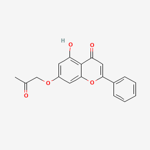 5-hydroxy-7-(2-oxopropoxy)-2-phenyl-4H-chromen-4-one