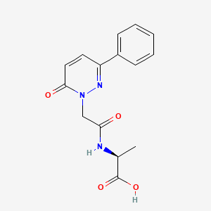 N-[(6-oxo-3-phenylpyridazin-1(6H)-yl)acetyl]-L-alanine