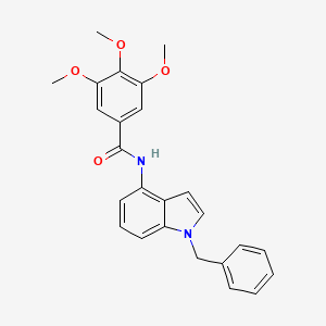 N-(1-benzyl-1H-indol-4-yl)-3,4,5-trimethoxybenzamide