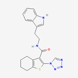 N-[2-(1H-indol-3-yl)ethyl]-2-(1H-tetraazol-1-yl)-4,5,6,7-tetrahydro-1-benzothiophene-3-carboxamide