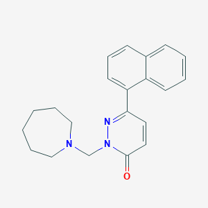 2-(azepan-1-ylmethyl)-6-(naphthalen-1-yl)pyridazin-3(2H)-one