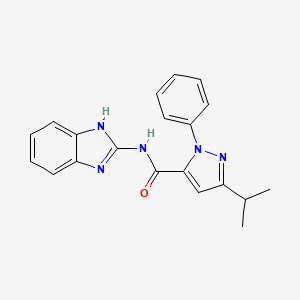 N-(1H-benzo[d]imidazol-2-yl)-3-isopropyl-1-phenyl-1H-pyrazole-5-carboxamide