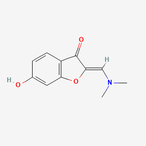 (2Z)-2-[(dimethylamino)methylidene]-6-hydroxy-1-benzofuran-3(2H)-one