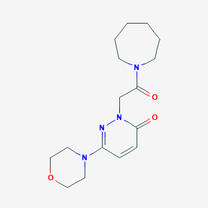 2-[2-(azepan-1-yl)-2-oxoethyl]-6-(morpholin-4-yl)pyridazin-3(2H)-one